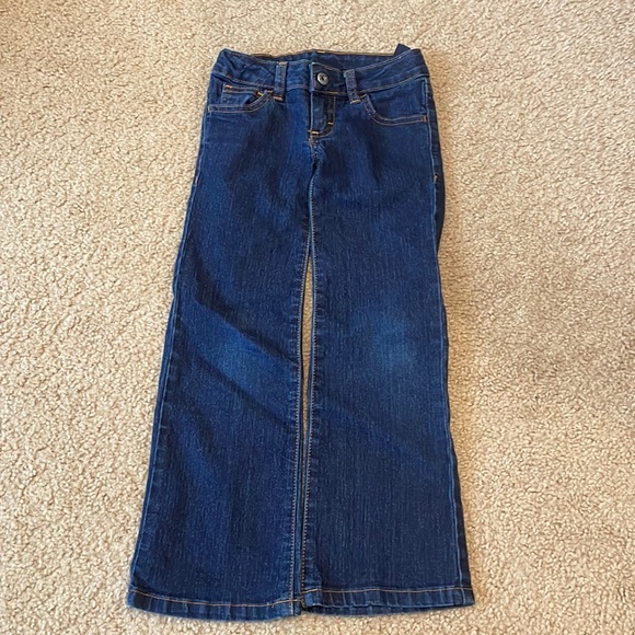 Faded Glory Other - Like new Dark blue toddler denim flare jeans with adjustable waist band.